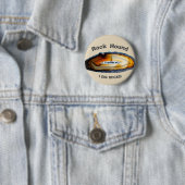 Stein-Sammler - Ich grabe Steine! Button (Beispiel)
