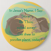 Stein! Sei weg! Eng Resurrection Btn Button (Vorderseite)