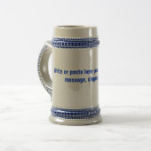 Stein-Tasse (22oz) Bierglas (Vorderseite Links)