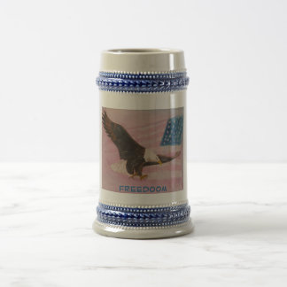 Stein-Tasse - Freiheit Bierglas