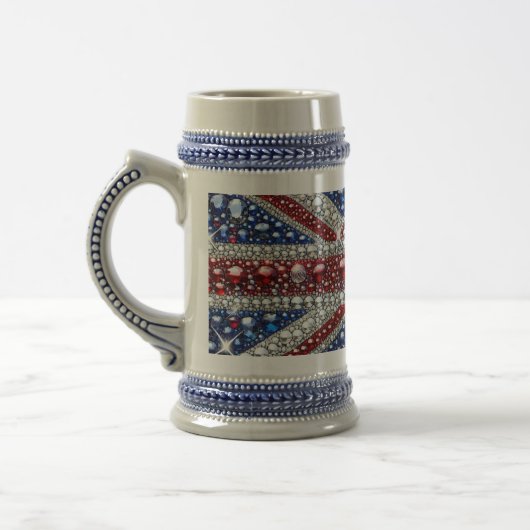 Stein Tasse mit British Colors Design (Links)
