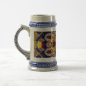 Stein Tasse mit Colombia Colors Design (Links)