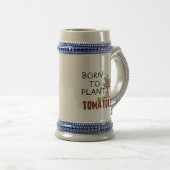 Stein Tasse mit lustigem Gärtnerzitat (VorderseiteRechts)