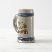 Stein Tasse mit lustigem Gärtnerzitat (Vorderseite Links)