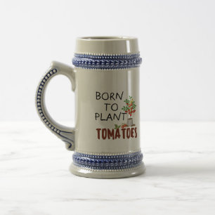 Stein Tasse mit lustigem Gärtnerzitat