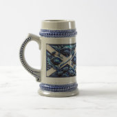 Stein Tasse mit Scottish Thistles Design (Links)