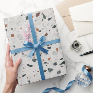 Stein Terrazzo-Muster  Geschenkpapier