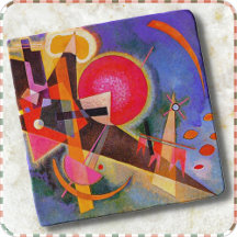 Stein TRIVET - "In Blau" - Wassily Kandinsky