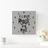 Stein und Rollen Skulls Wall Uhr (Zuhause)