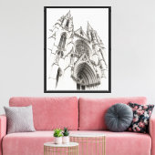 Stein und Schatten Leinwanddruck (Insitu (Wohnzimmer))