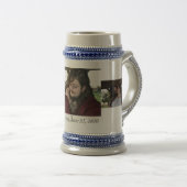 Stein voll von Erinnerungen Bierglas (VorderseiteRechts)
