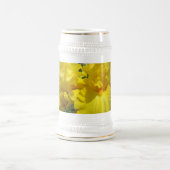 Stein Yellow Iris Blume Summer Steins Bierglas (Mittel)