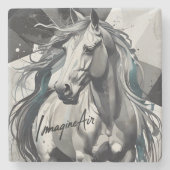 Steinachterbahn/Murmel Steinuntersetzer (Vorderseite)