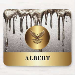Steinadler-Emblem Stärke Design 🦅 Mousepad