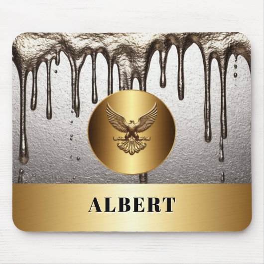 Steinadler-Emblem Stärke Design 🦅 Mousepad (Vorne)