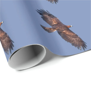 Steinadler im Flug Geschenkpapier