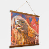 STEINADLER Ruft alle Kachinas Wandteppich Mit Holzrahmen (Gewinkelt)