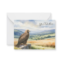 Steinadler-Wasserfarben-Raubvogel mit individuelle