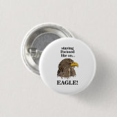 Steinadlerkopf Button (Vorne & Hinten)
