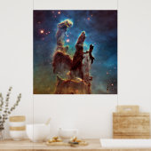 Steinadlernebel-Säulen der Schöpfung Poster (Küche)