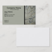 Steinarbeit Visitenkarte (Vorne/Hinten)