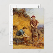Steinarbeiter von Wetherbee Postkarte (Vorne/Hinten)