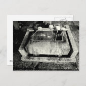 Steinbecken und Wasserschleifen Postkarte (Vorne/Hinten)