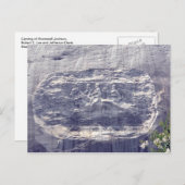 Steinberge Carving, Steinberg Georgien 1 Postkarte (Vorne/Hinten)