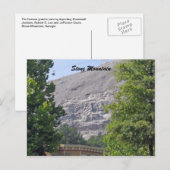 Steinbergkarving, Steinberg Georgien Postkarte (Vorne/Hinten)