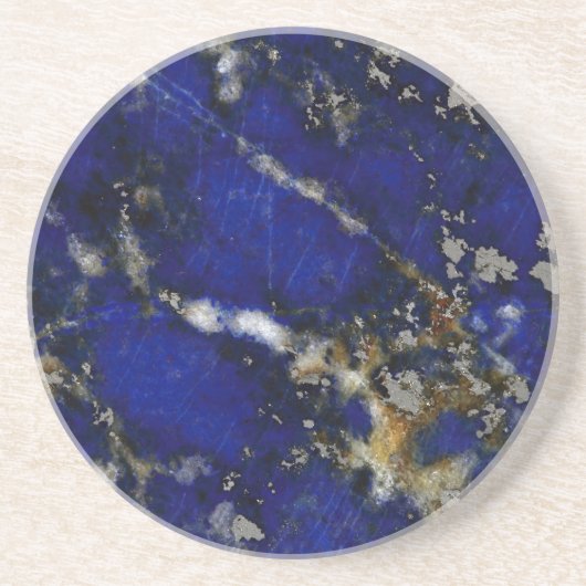 Steinbeschaffenheit: Lapislazuli Sandstein Untersetzer (Vorne)