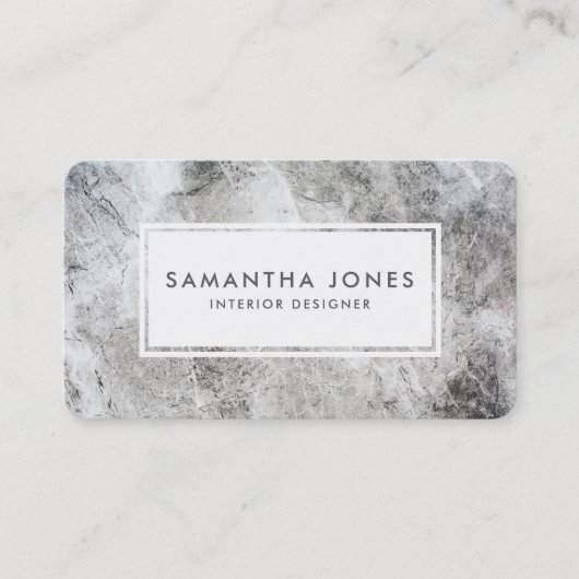 Steinbeschaffenheits-einfacher moderner visitenkarte (Vorderseite)