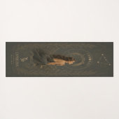 Steinbock Astrologie Fitnessmatte Yogamatte (Rückseite (Horizontal))