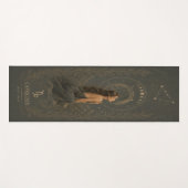 Steinbock Astrologie Fitnessmatte Yogamatte (Vorderseite (Horizontal))
