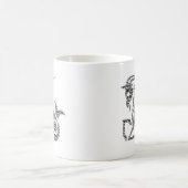 Steinbock-Astrologie-Tierkreis-Zeichen-Wort-Wolke Kaffeetasse (Mittel)