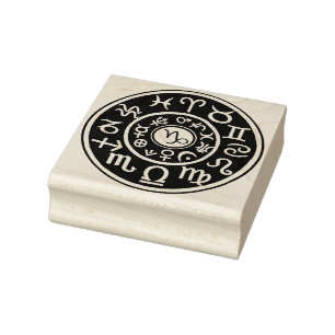 Steinbock Astrologisches Himmelsdesign-Stempel Gummistempel