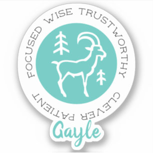 Steinbock-Aufkleber Aufkleber