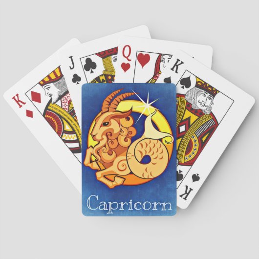 Steinbock, Capricorno Spielkarten (Rückseite)