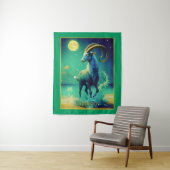 Steinbock das Meeresziegen-Zodiakzeichen Wandteppich (Beispiel)