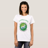 Steinbock Das Weihnachtszeichen T-Shirt (Vorne ganz)