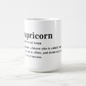 Steinbock Definition Ästhetik Astrologie Geschenk Kaffeetasse (Mittel)