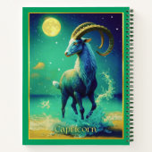 Steinbock der Meeresziege Sternzeichen Journal Notizblock (Rückseite)