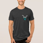 Steinbock – Der visionäre Architekt Tri-Blend Shirt (Vorderseite)