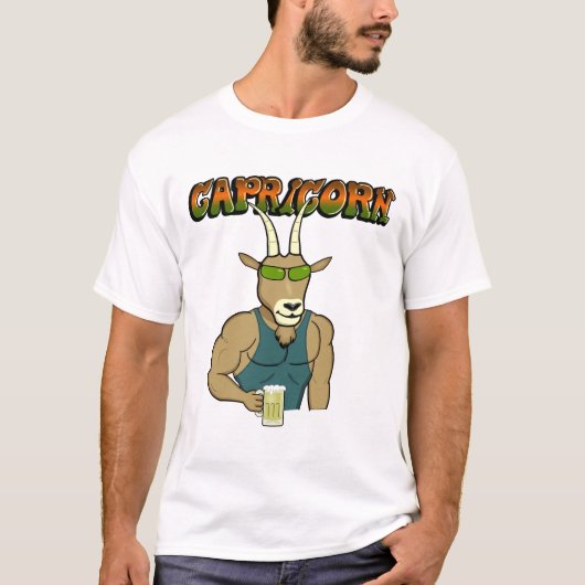 Steinbock die Ziege T-Shirt (Vorderseite)