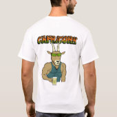 Steinbock die Ziege T-Shirt (Rückseite)