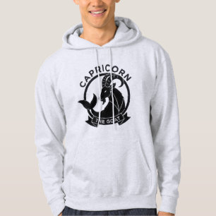 Steinbock die Ziege Zodiac Meer-Ziege Erde Zeichen Hoodie