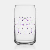 Steinbock-Dosen-Glas-Sternzeichen-Trinkglas Dosenglas (Links)
