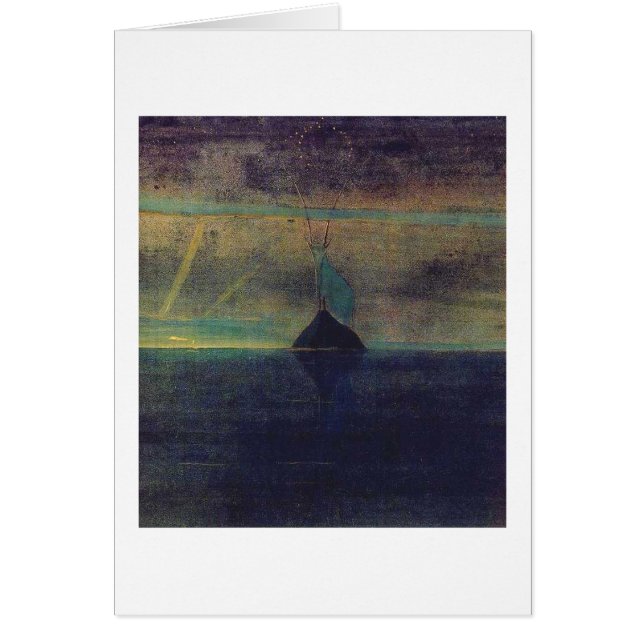 Steinbock durch M.K. Ciurlionis, 1907 (Vorne)
