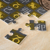 Steinbock & Erde-Hase Puzzle (Seite)
