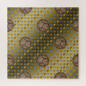 Steinbock & Erde-Hase Puzzle (Horizontal)