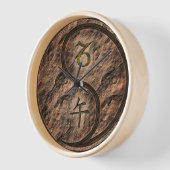 Steinbock & Erde Pferd Uhr (Winkel)